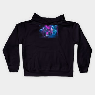 Small streets of Shinjuku Omoide Yokocho Tokyo Area Kids Hoodie